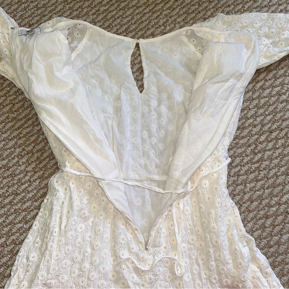 Madewell Eyelet Tassel-Tie Mini Dress - Picture 5 of 15